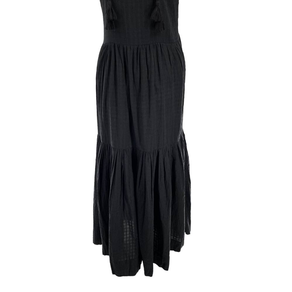 Mirth NEW Tuckernuck Exclusive Black Rio Cotton Handmade Maxi Dress Size S - Picture 9 of 12